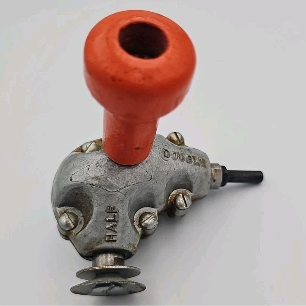 Vintage 2 Speed Angle Drill With Wooden Handle